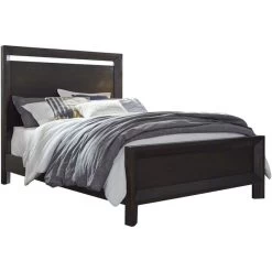 Chloe Basalt Gray Queen Bed