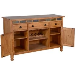 Sedona Rustic Oak Buffet