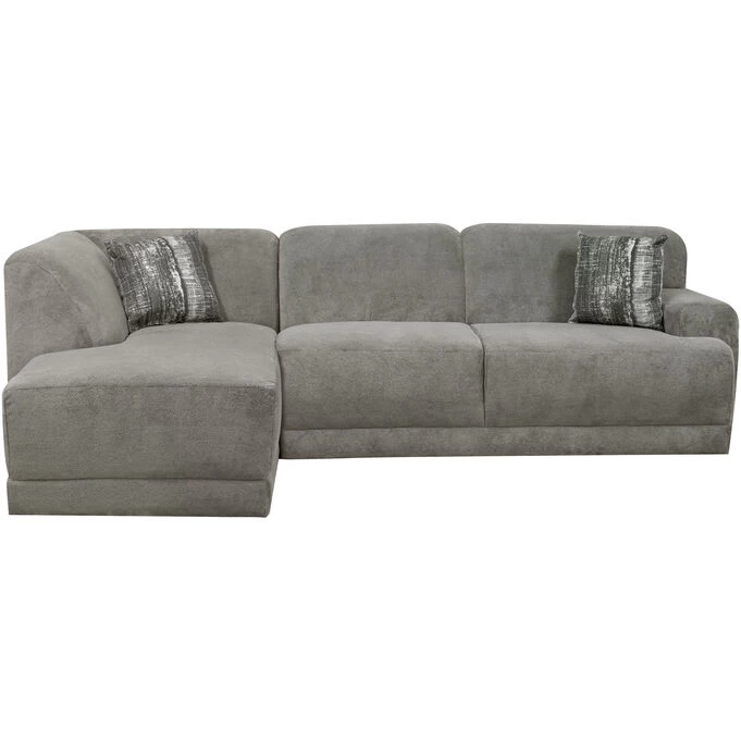 Delvin Gray 2 Piece Left Chaise Sofa 5 Delvin Gray 2 Piece Left Chaise Sofa - Image 3