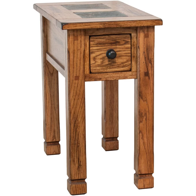 Sedona Rustic Oak Chairside Table 3 Sedona Rustic Oak Chairside Table