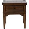 Aspen Skies Brown Russet End Table