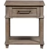 Parkland Falls Weathered Taupe Rectangular End Table 2 Parkland Falls Weathered Taupe Rectangular End Table -furniture QK1014324 LIBF PRI OL