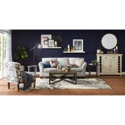 Prism Platinum Sofa -furniture QK1014386 HUGH SH LF2 RM