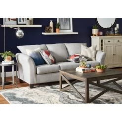 Prism Platinum Sofa -furniture QK1014386 HUGH SH LF3 RM