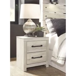 Cambeck Whitewash Nightstand -furniture QK1014869 ASHL LF1 RM