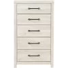 Cambeck Whitewash 5 Drawer Chest