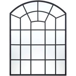 Vault Arched Metal Wall Mirror