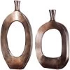 Kyler Textured Bronze Vases -furniture QK1015954 UTTE PRI OL