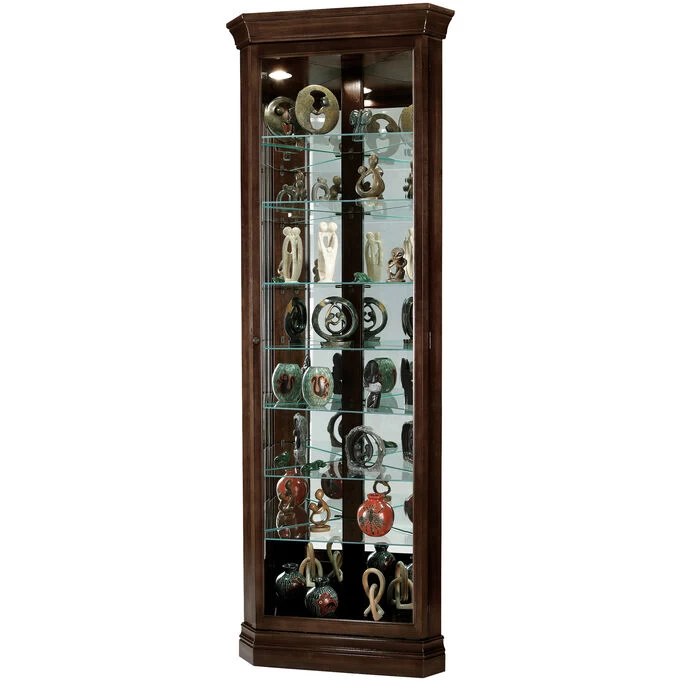 Dustin Espresso Corner Curio 3 Dustin Espresso Corner Curio