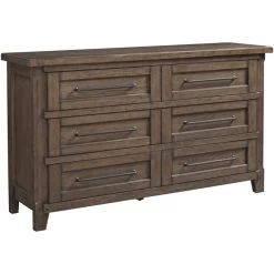 Patches Gray Brown Dresser
