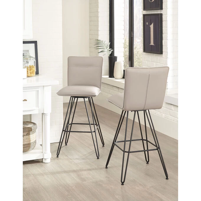 Demi Taupe Bar Stool 5 Demi Taupe Bar Stool - Image 3
