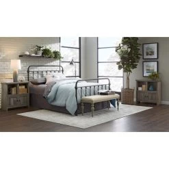 Laguna Bronze Queen Metal Bed -furniture QK1018173 TOPL LF1 RM