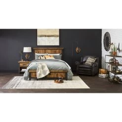 Valence Brown Floor Lamp -furniture QK1018446 PROG SH LF2 RM 1