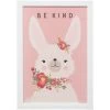 Kind Bunny Framed Art -furniture QK1019336 STYL PRI OL