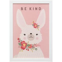 Kind Bunny Framed Art