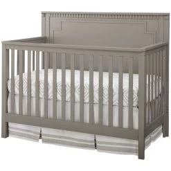 Emery Gray Convertible Panel Crib