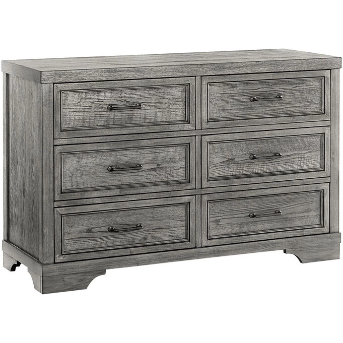 Foundry Brushed Pewter Dresser 4 Foundry Brushed Pewter Dresser - Image 2