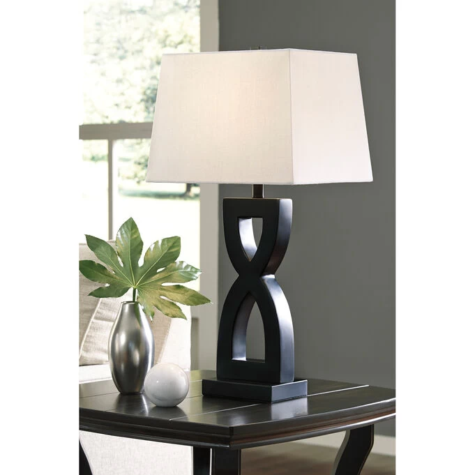 Amasai Black Set Of 2 Table Lamps 4 Amasai Black Set Of 2 Table Lamps - Image 2
