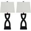Amasai Black Set Of 2 Table Lamps -furniture QK1020060 ASHL PRI OL