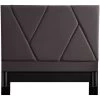 Modern Dark Gray Queen Upholstered Headboard -furniture QK1020072 LEGE PRI OL