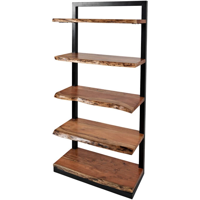 Natures Edge Natural 5 Shelf Bookcase 5 Natures Edge Natural 5 Shelf Bookcase - Image 3