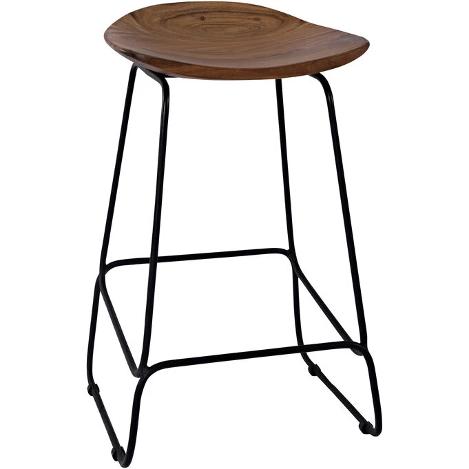Natures Edge Light Chestnut Backless Stool 5 Natures Edge Light Chestnut Backless Stool - Image 3