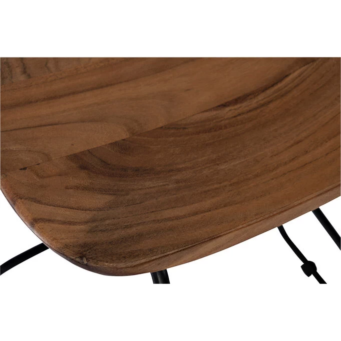 Natures Edge Light Chestnut Backless Stool 6 Natures Edge Light Chestnut Backless Stool - Image 4