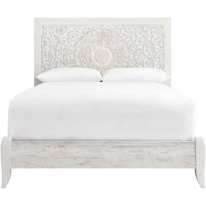 Paxberry Whitewash Queen Bed 3 Paxberry Whitewash Queen Bed