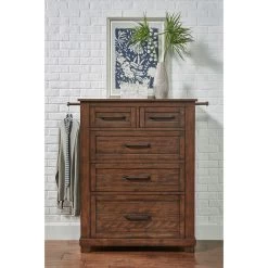 Sun Valley Rustic Timber Chest 7 Sun Valley Rustic Timber Chest -furniture QK1020716 AAME LF1 RM