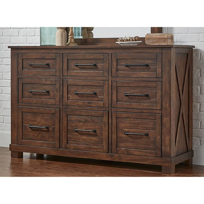 Sun Valley Rustic Timber Dresser 6 Sun Valley Rustic Timber Dresser - Image 4