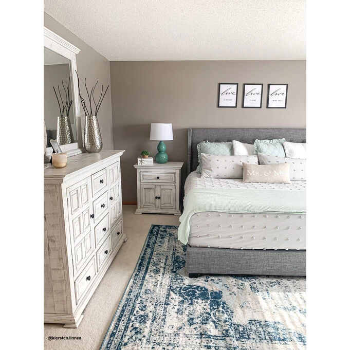 Elements Olivia White Nightstand 5 Elements Olivia White Nightstand - Image 3