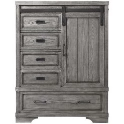 Foundry Brushed Pewter Chifforobe