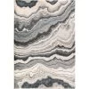 Mystical Cascade Taupe 5x8 Rug