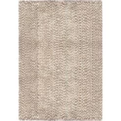 Cotton Tail Solid Beige 5x8 Rug