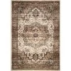 Aria Heriz Medallion Beige 5x8 Rug