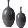 Riordan Set Of 2 Gray Vases -furniture QK1022360 UTTR PRI OL