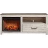 Aspen White 60 Inch Fireplace Console