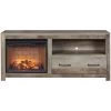 Gambrell Gray 60 Inch Fireplace Console 2 Gambrell Gray 60 Inch Fireplace Console -furniture QK1022450 KITH PRI OL