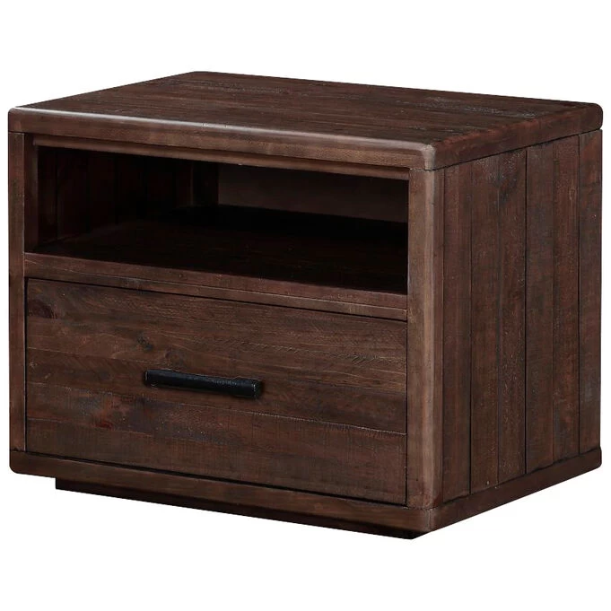 McKinney Espresso Pine Nightstand 4 McKinney Espresso Pine Nightstand - Image 2