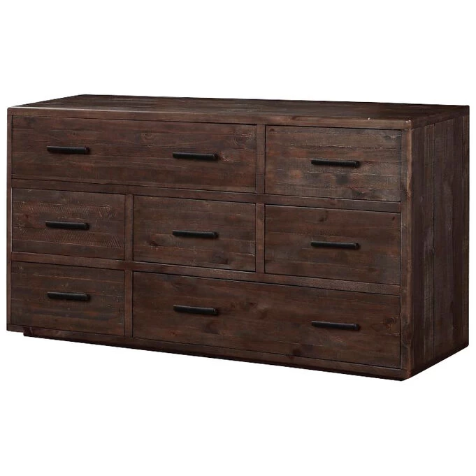 McKinney Espresso Pine Dresser 4 McKinney Espresso Pine Dresser - Image 2