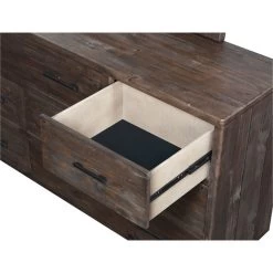 McKinney Espresso Pine Dresser 8 McKinney Espresso Pine Dresser -furniture QK1022699 MODU IS1 OL