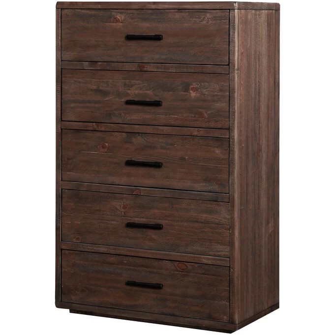 McKinney Espresso Pine Chest 4 McKinney Espresso Pine Chest - Image 2