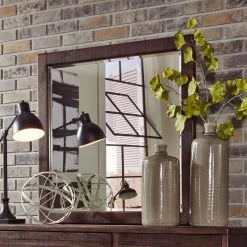 McKinney Espresso Pine Mirror -furniture QK1022719 MODU LF1 RM