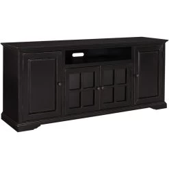 Hamilton Vintage Black 74 Inch Console