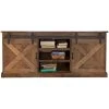 Farmhouse Aged Whiskey 66 Inch Console -furniture QK1023090 LEGE PRI OL