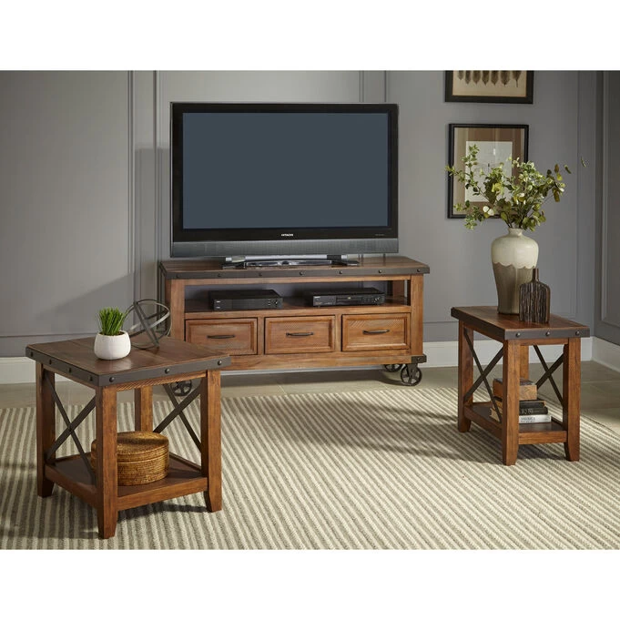 Taos Canyon Brown 60 Inch Console 4 Taos Canyon Brown 60 Inch Console - Image 2