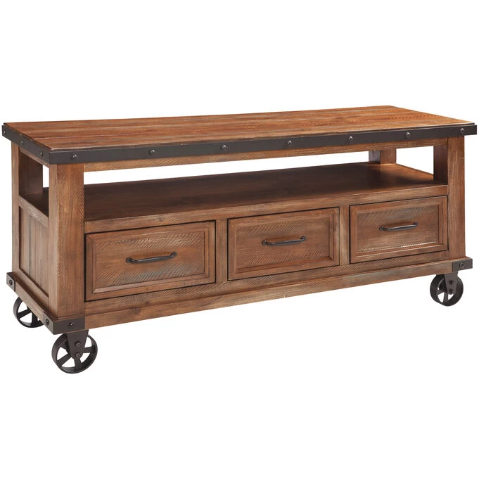 Taos Canyon Brown 60 Inch Console 3 Taos Canyon Brown 60 Inch Console