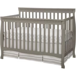 Emery Gray Slat Crib