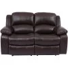 Ender Brown Leather Power+ Reclining Loveseat -furniture QK1023948 MAWA PRI OL