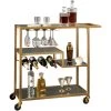 Sonja Champagne Kitchen Cart